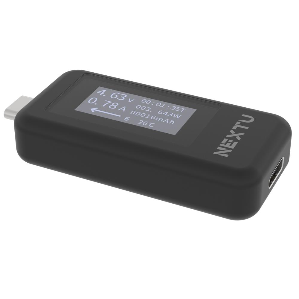 넥스트 넥스트 NEXT-VA02 USB C타입 전류 전압 테스터기 LCD화면 12,200원