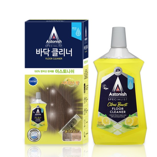 아스토니쉬 바닥 클리너 시트러스 버스트 1L 12,800원
