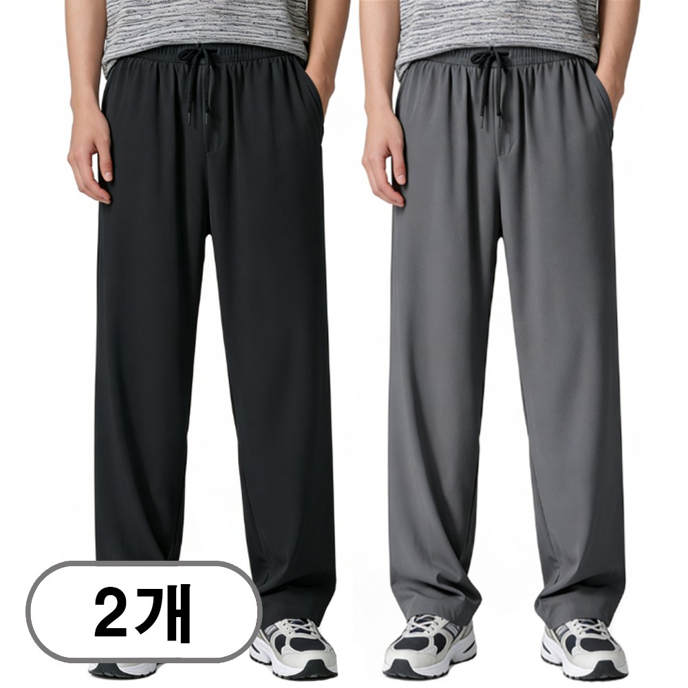 차쿠 1+1 남성 아이스 슬랙스 팬츠 바지 일자핏 쿨 출근 작업바지 13,800원