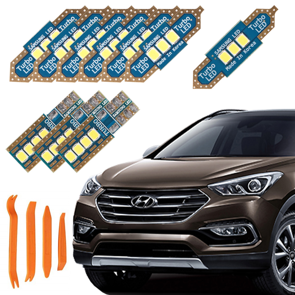 카템 차량용 루나 LED 실내등 + 리무버 풀세트, 1세트, 현대 싼타페 DM 2012년 5월~2015년 11월 20,600원