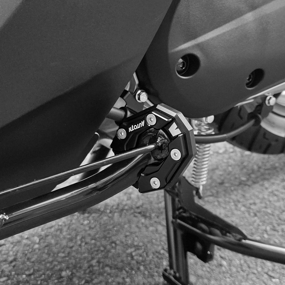 21년-25년 혼다 비전110 튜닝 사이드스탠드 클립 확장패드 발판 말발굽, BLACK(검정), 1개 19,000원