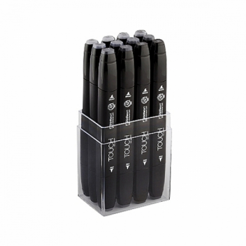 신한 터치 트윈 마카 12색 세트 쿨그레이(CG) COOL GREY 39,800원