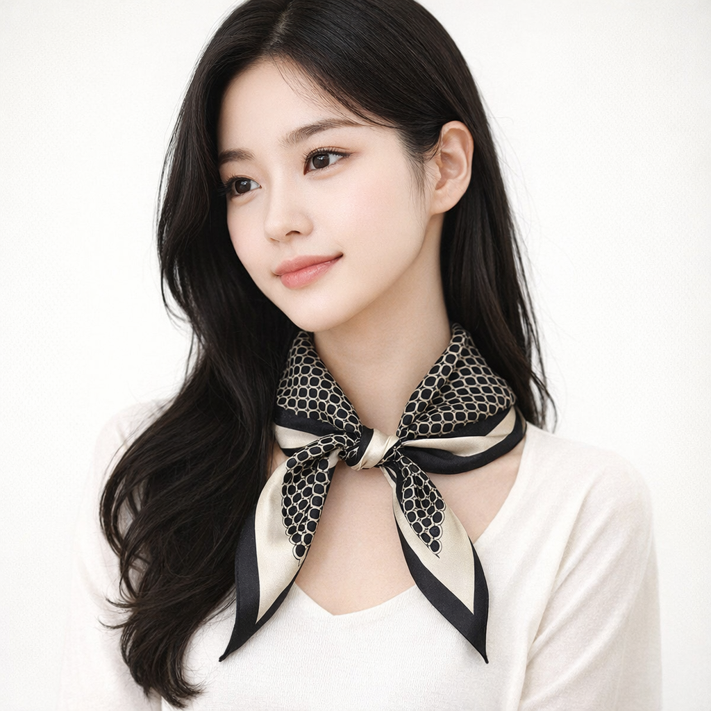 하하자매 여성 실크100% 사각 쁘띠 스카프 21,900원