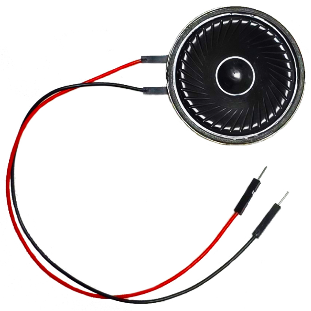 아두이노 50mm 미니 스피커 8옴 0.5W (점퍼선 연결형), 1개 3,200원