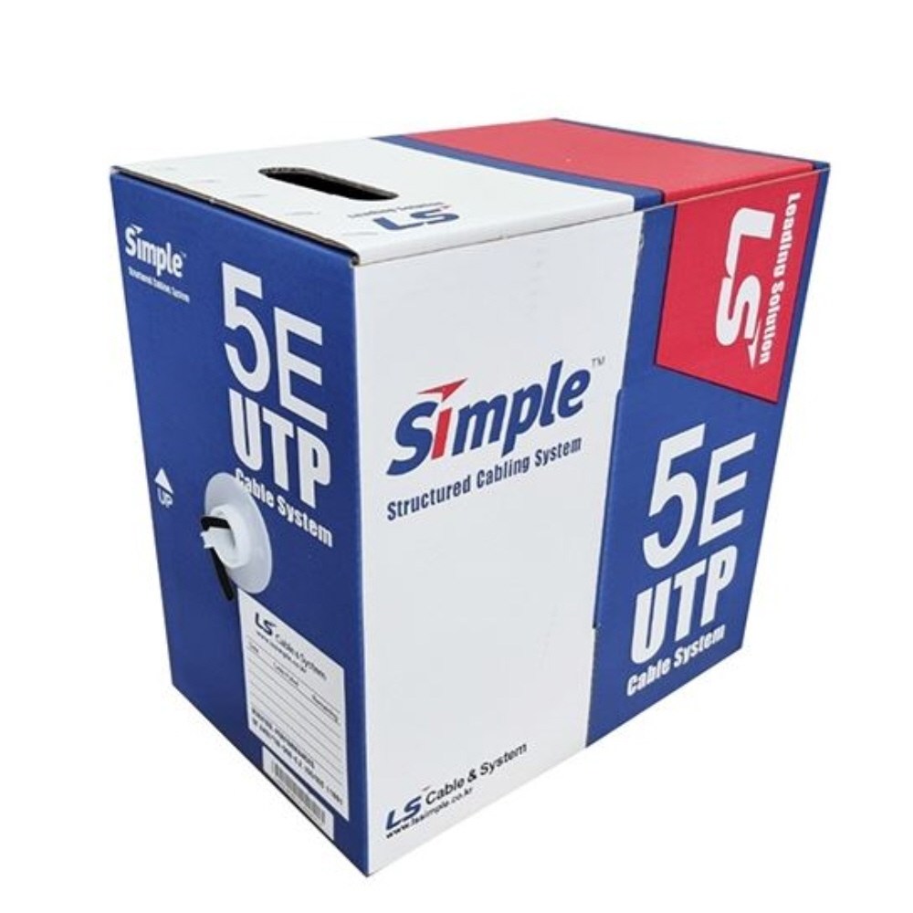 LS전선 CAT.5E UTP 300M 옥외용 랜케이블 (BOX), 1개, 블랙 147,500원