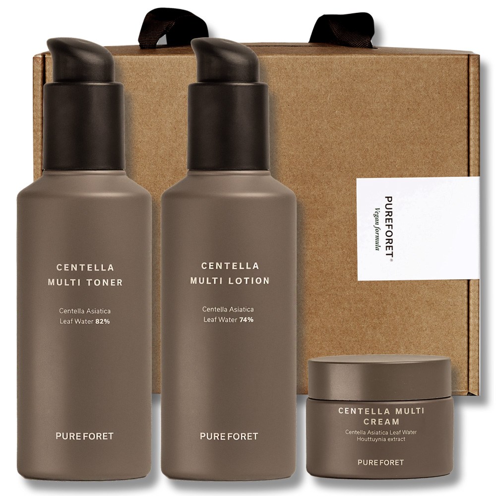 퓨어포레 센텔라 스킨 로션 크림 스킨케어 기초화장품 3종 선물세트, 1세트 43,890원