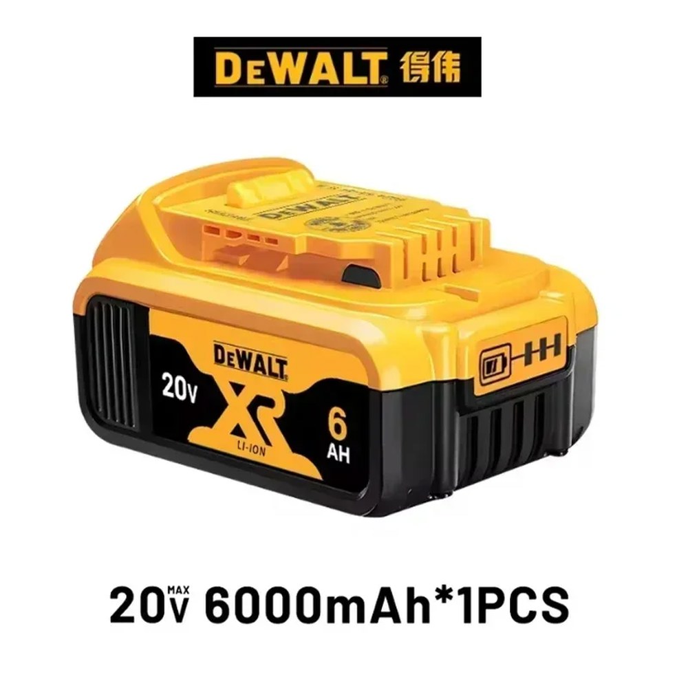 DCB200 20V 5.0Ah 6.0Ah 리튬 교체 배터리 DEWALT 호환 18V DCB184 DCB200 DCB182 DCB180 DCB181 DCB182 DCB201 DCB2 75,200원