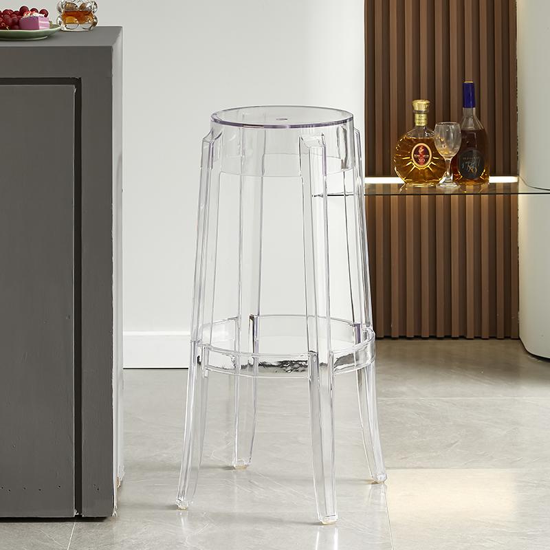 투명 바스툴 아일랜드 식탁 아크릴 하이 높은 모던 아일랜드식탁 홈바 체어 고스트 의자 72,600원