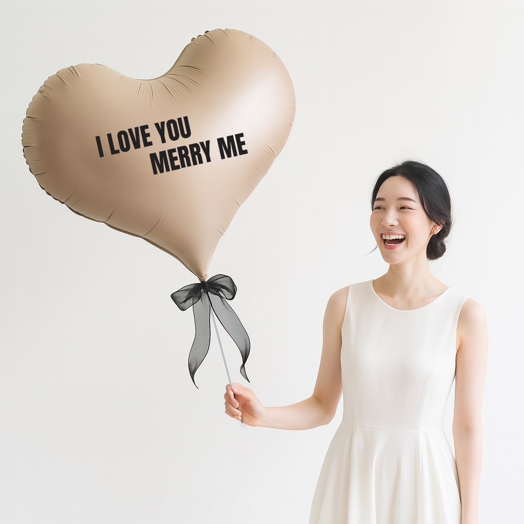 해피제이니 쁘띠 빅하트 프리레터링 호일풍선 파티세트(레터링시트지 3장 포함), 1세트, 베이지세트 9,900원