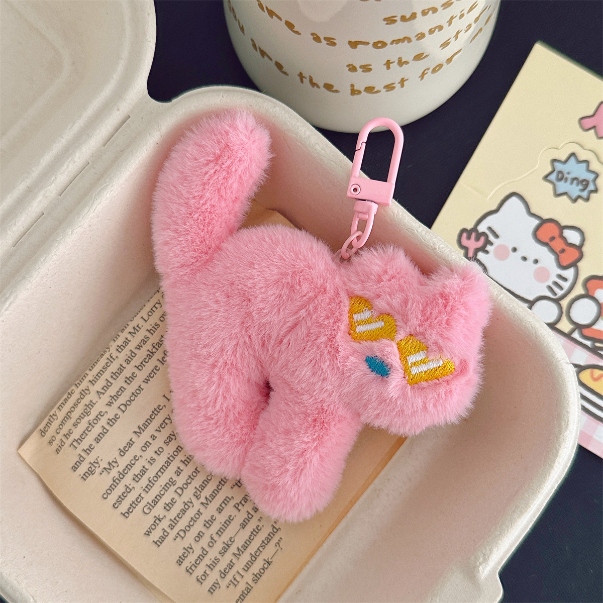 다다랜드 힙쟁이 고양이 인형 키링 2,500원