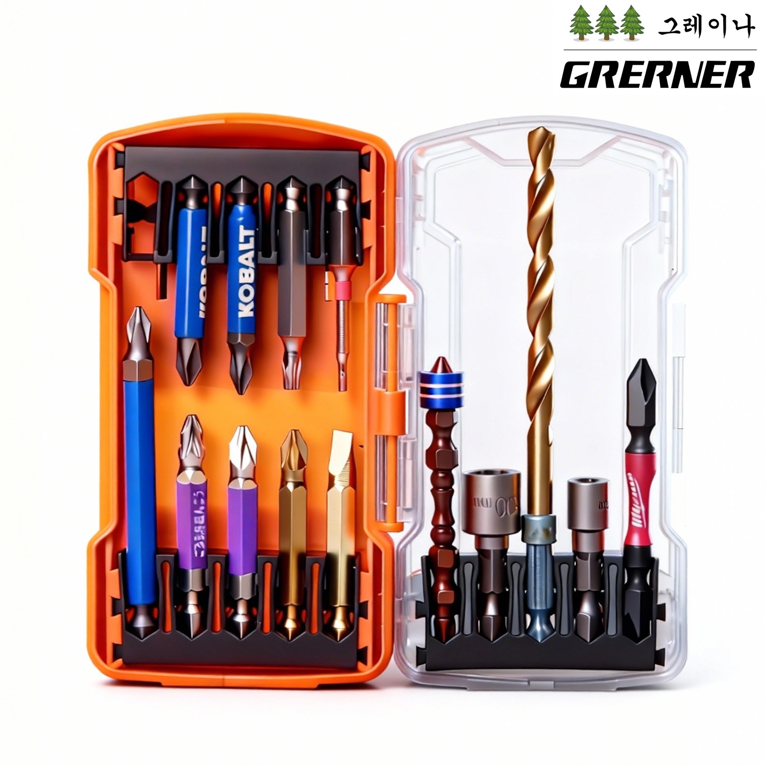 그레이나 한 세트로 끝!전동드릴용 다기능 비트 세트 올인원 수리/조립 한방 해결 다기능 비트 공구세트, 14개 12,900원