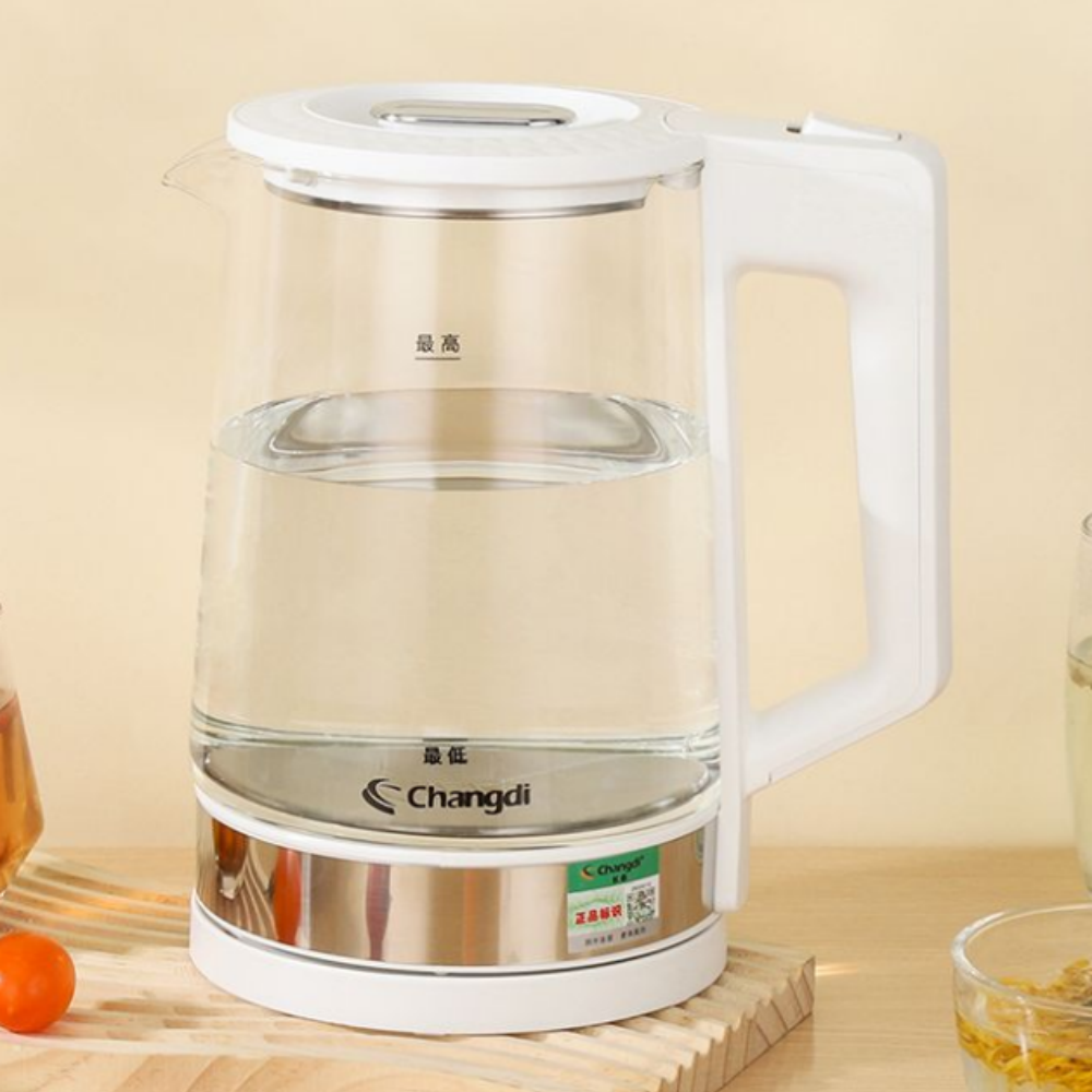 자칠 유리 전기주전자 식품급 스테인리스 대용량 폭발방지 안전형, 2.5L 보온 기능 없음, 두꺼운 붕규산 유리 26,900원