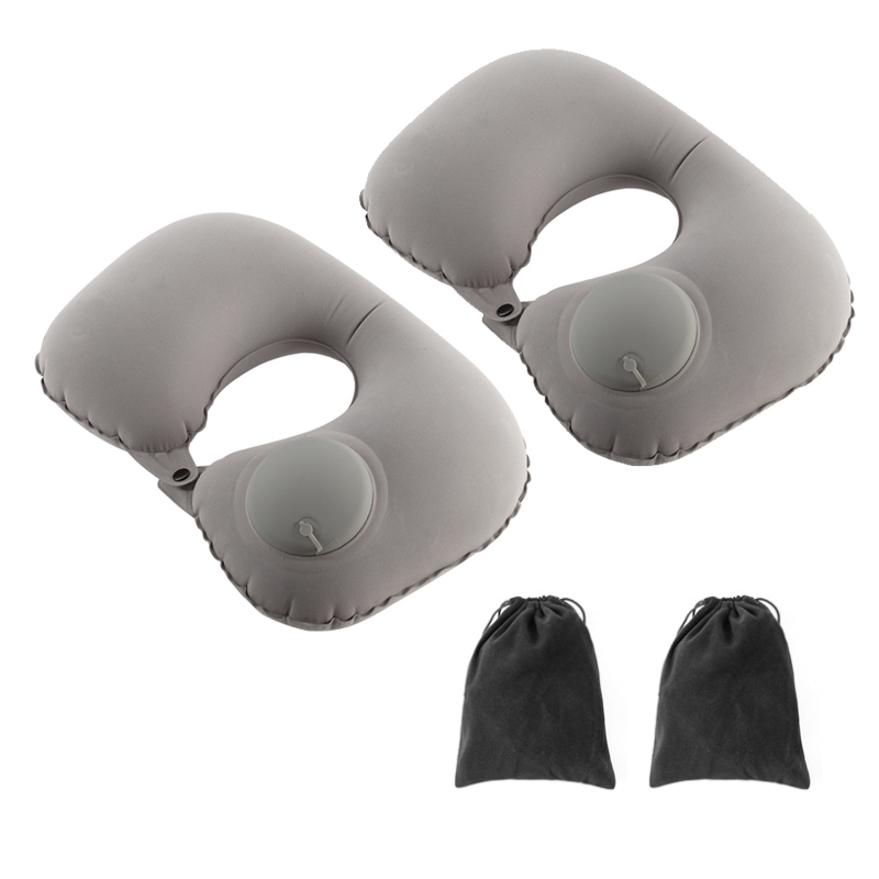 디모어 여행용 비행기 차량용 에어 베개 목쿠션 2개+파우치2개 7,900원