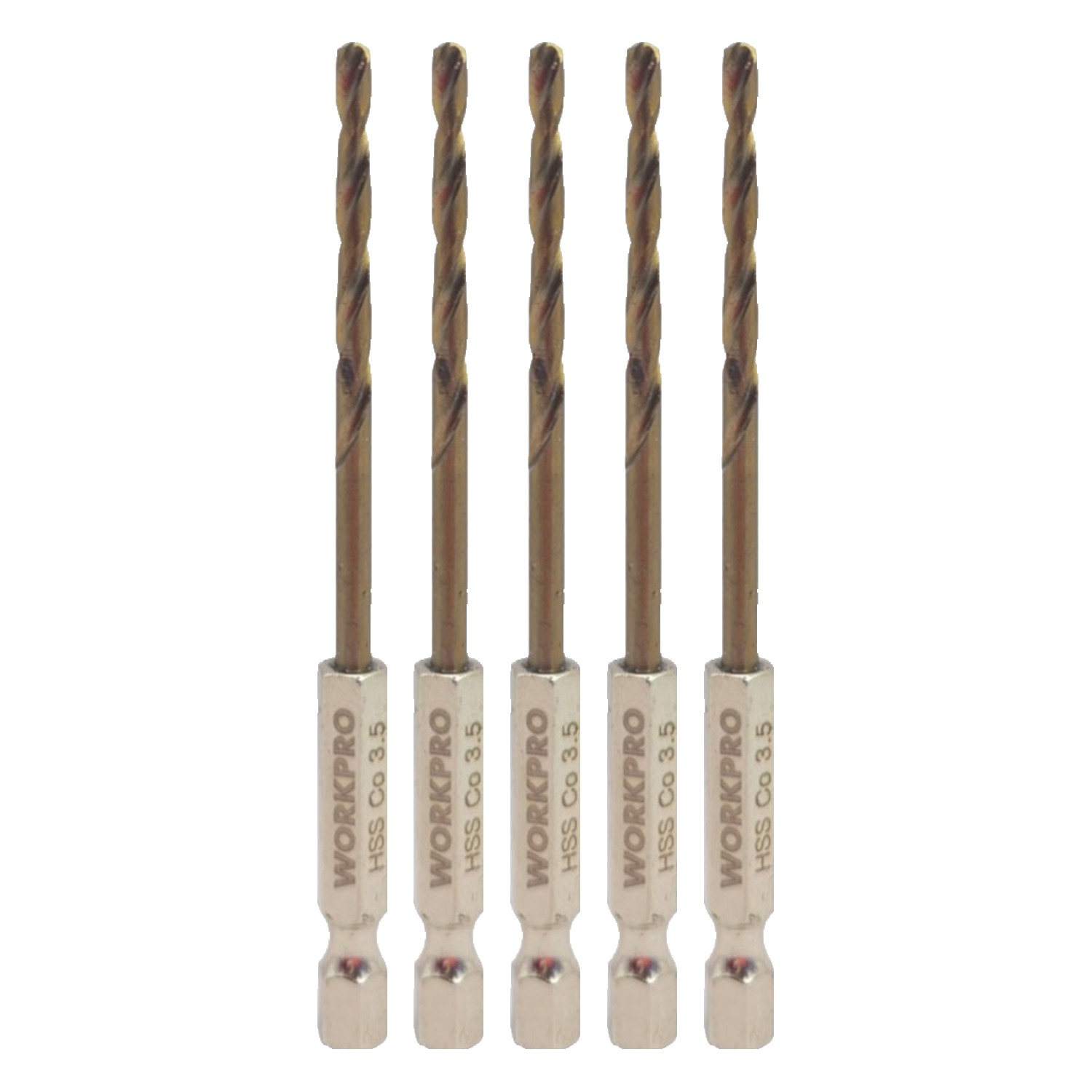 워크프로 육각코발트 드릴 스텐기리 3.5mm WP400305, 5개 8,800원