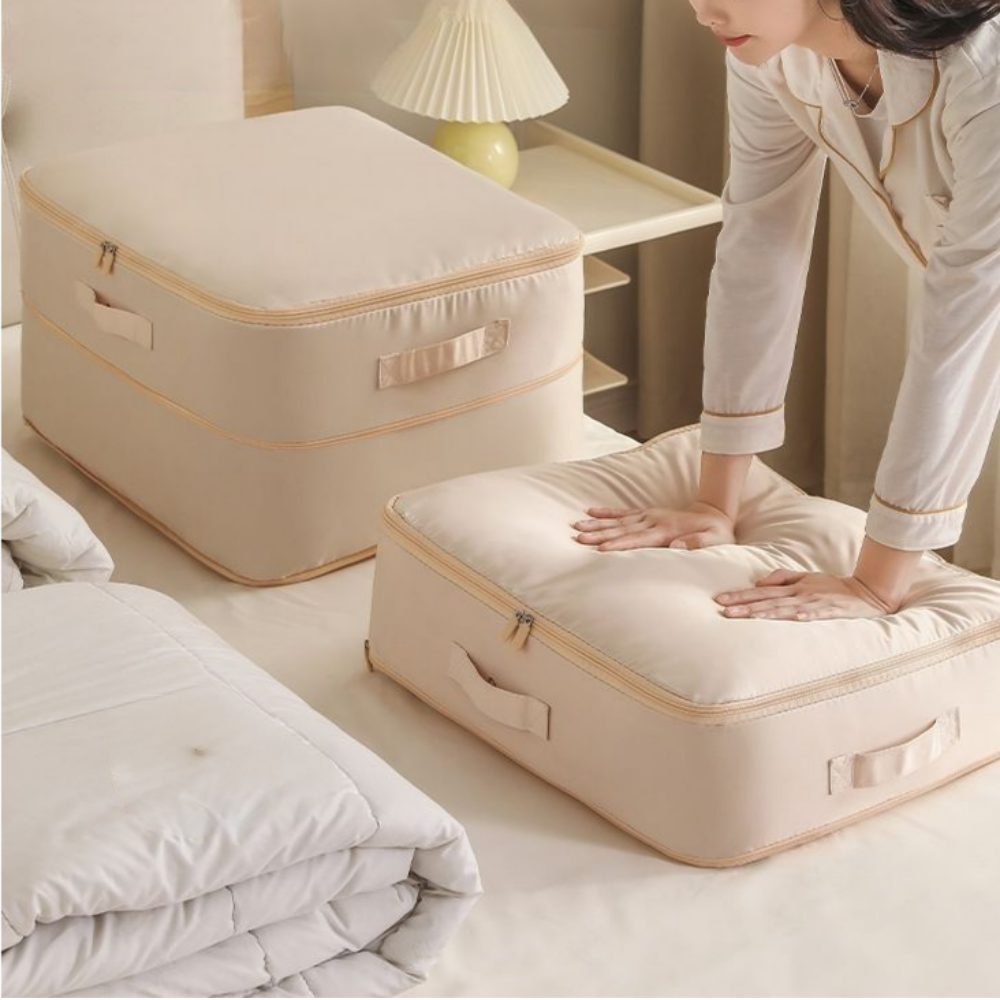 앨리쉬 이불 정리 수납 압축 파우치, 2개, 베이지대형 19,000원