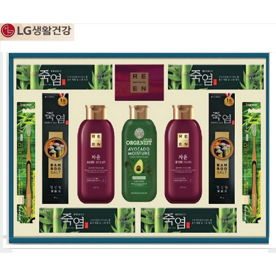 LG생활건강 진심세트 특1호 종합선물세트 리엔샴푸 죽염치약 바디워시 칫솔 명절 기업 단체, 30개 531,500원