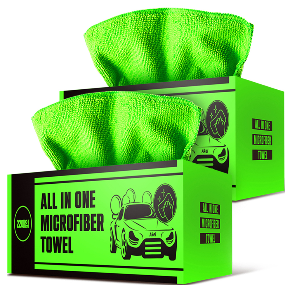 아케이 모터 챠량용 뽑아쓰는 다용도 극세사 세차 타올 22p 24,980원