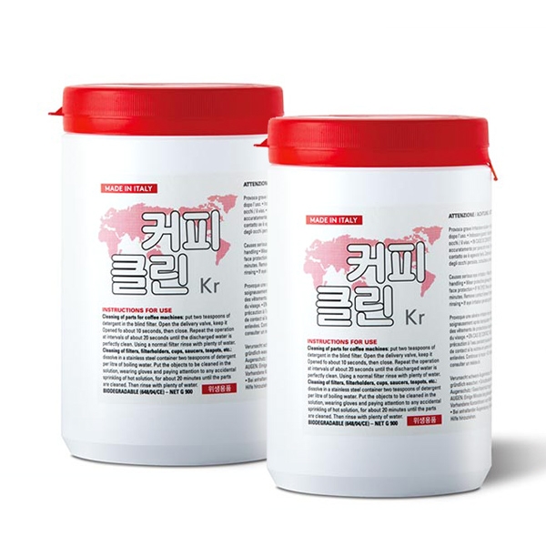 이태리 에스프레소 세정제 커피 클린 900g 반자동 머신용 2개세트 17,350원