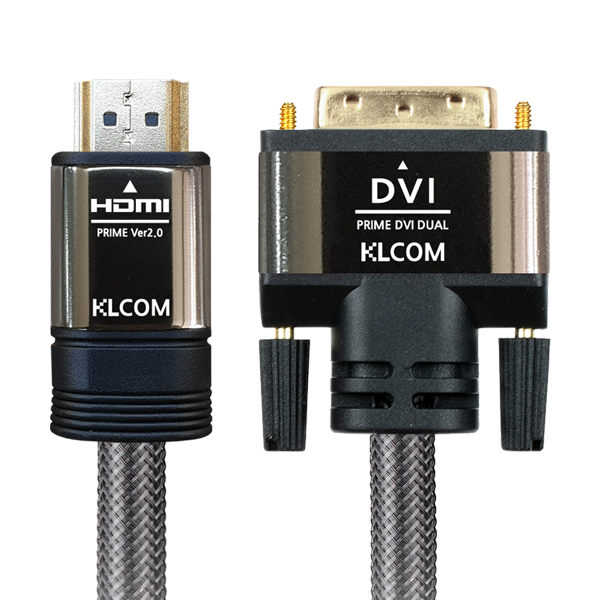케이엘컴 4K UHD 고급 HDMI V2.0 to DVI D 케이블 5m 8,550원