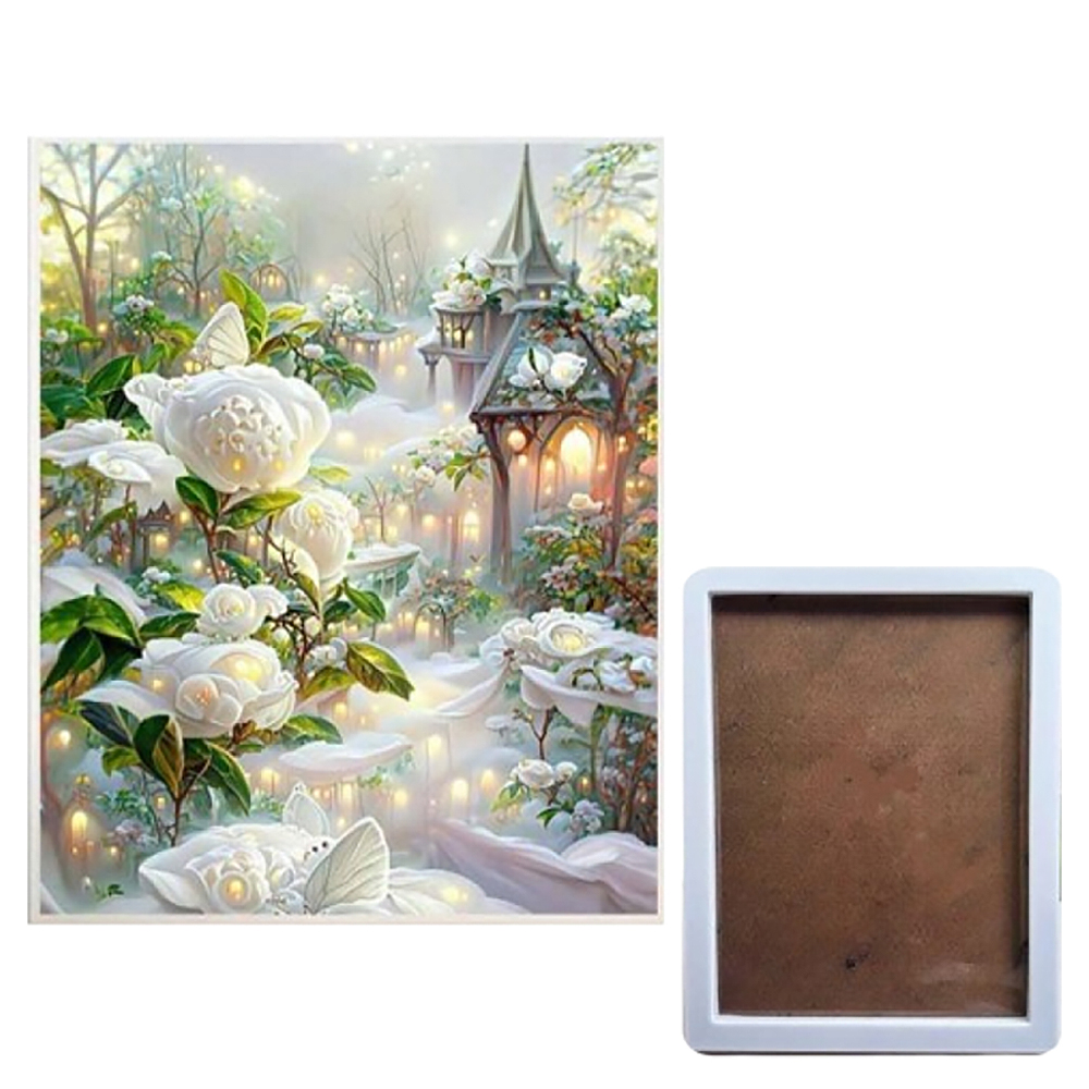 포즈샤인 3D DIY 캔버스형 꿈결 보석십자수 30 x 40 cm + 내부 프레임 세트, DREAM1, 1세트 12,900원