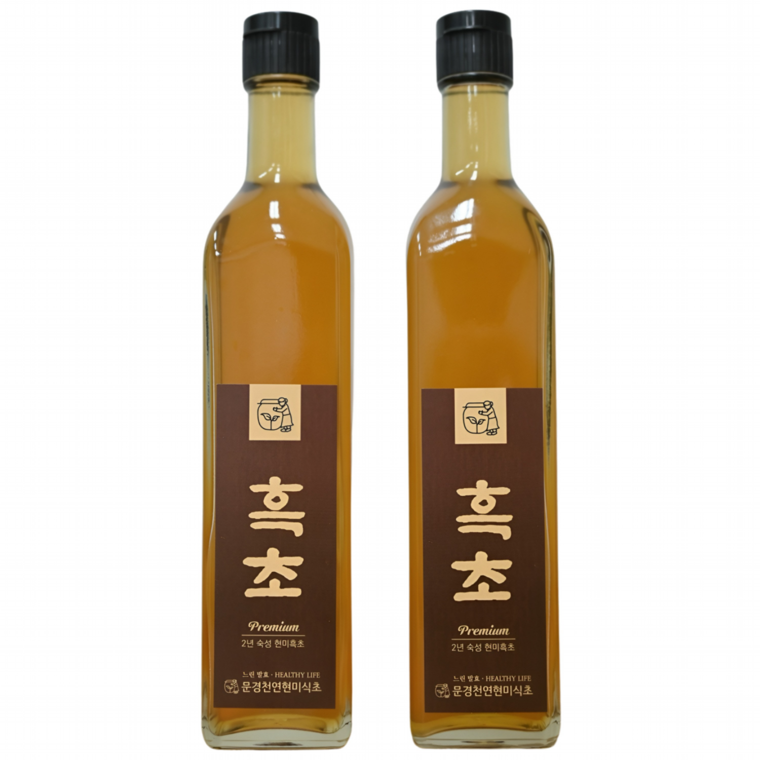 현미흑초 2년숙성 천연 발효 현미 효소 식초 500ml, 2개, 500ml 30,000원