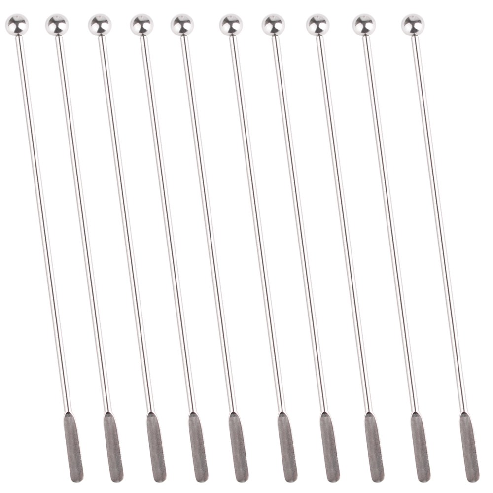 스텐 칵테일 롱 머들러 패들 19.3cm[10개입]칵테일 에이드 하이볼 스틱 커피젓는거, 10개 12,000원