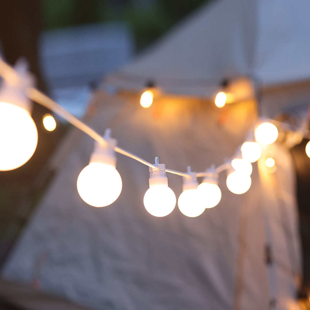 21세기트랜드 감성 캠핑 LED 앵두 화이트줄 화이트캡 줄전구 60구 18m 110,290원