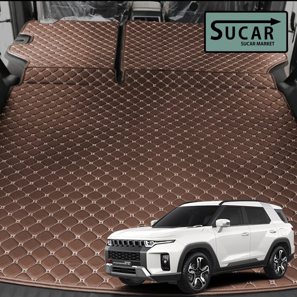 카구차 2025 토레스 하이브리드 전용 퀄팅 트렁크매트 가죽 바닥 등받이 러기지보드 KGM 쌍용 67,900원