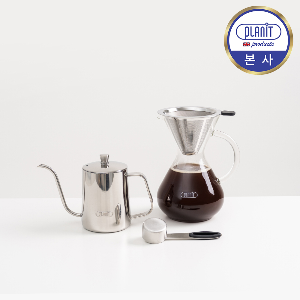 플랜잇 유리 커피 핸드드립 세트 3종세트 PHDS-V03 119,000원