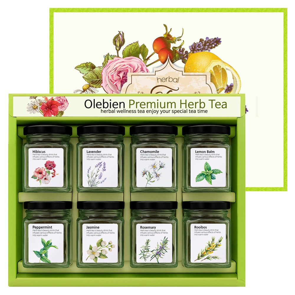 올레비엔 허브차 선물세트, 티백 8종, 1세트 25,900원