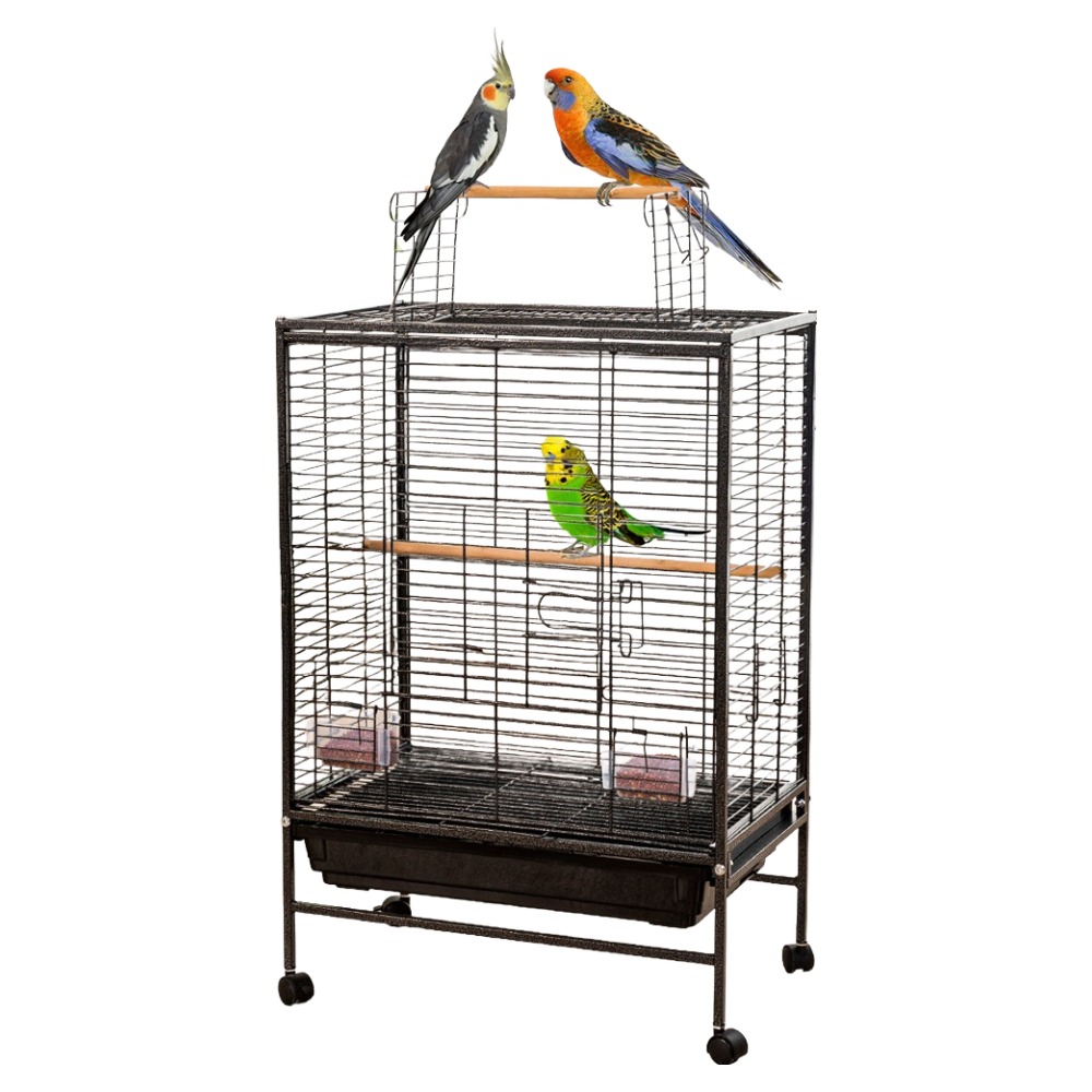 펫츠핸들러 앵무새 페럿 튜브 케이지 50 x 30.5 x 74.5 cm LY-203, 블랙 82,000원