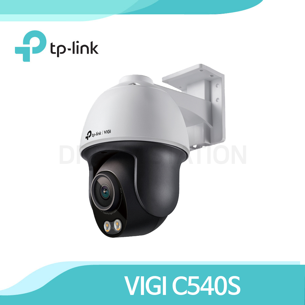 티피링크 VIGI C540S 4MP 400만화소 Aurora 나이트 비전 초저조도 상하좌우 팬틸트 야간 풀칼라 스피트돔 네트워크 CCTV IP 방수카메라 243,500원