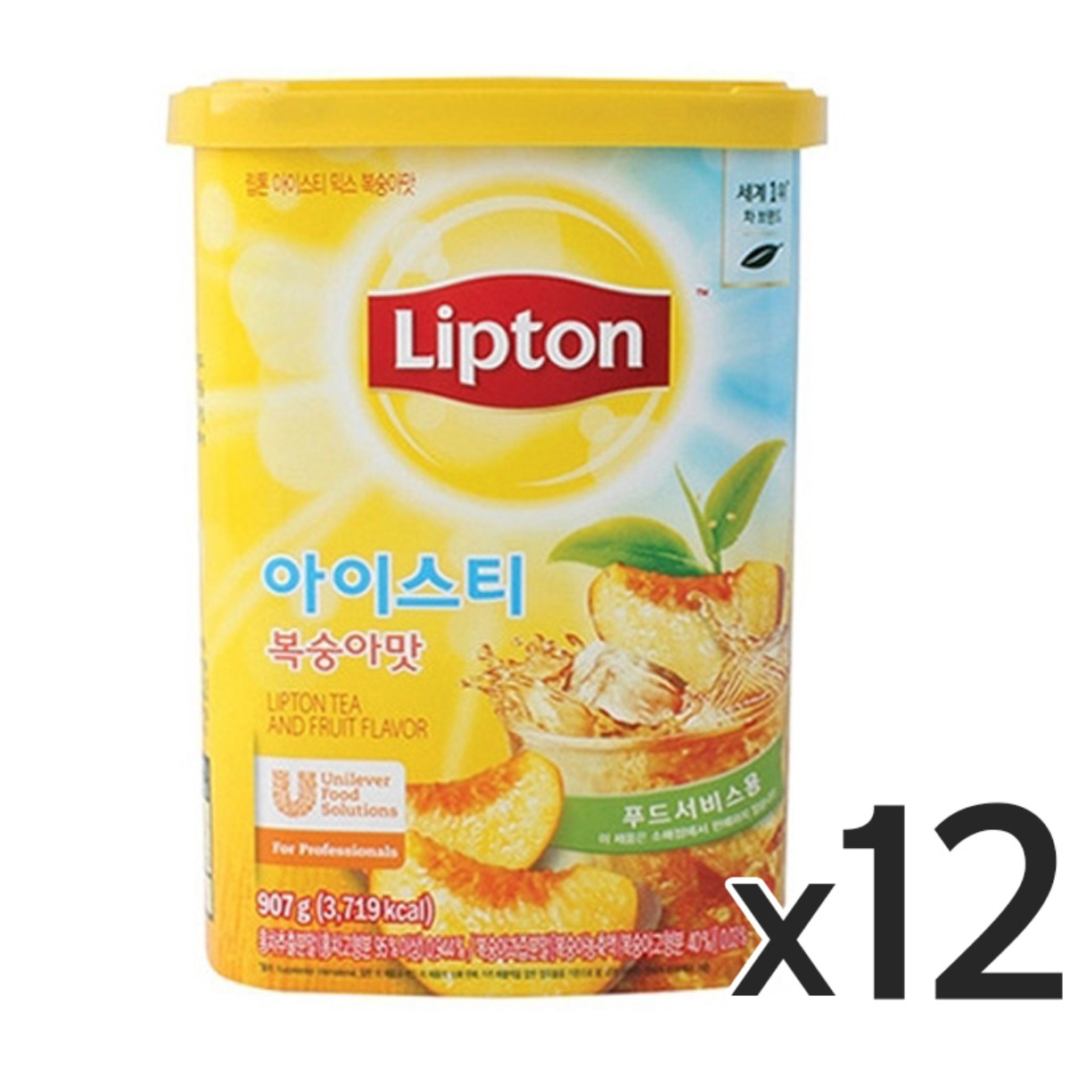 립톤 아이스티 복숭아맛, 907g, 1개, 1개입 106,800원