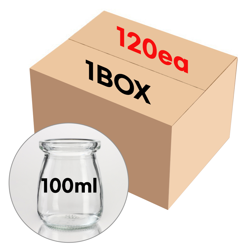 캔들 용기 pp뚜껑 푸딩 병 (고무캡) 100ml 120개 (1BOX) 공병 재료 70,200원