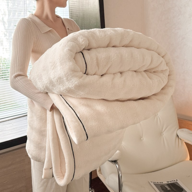 룸엑스 소프트 극세사 밀크 담요 사계절용 9,900원