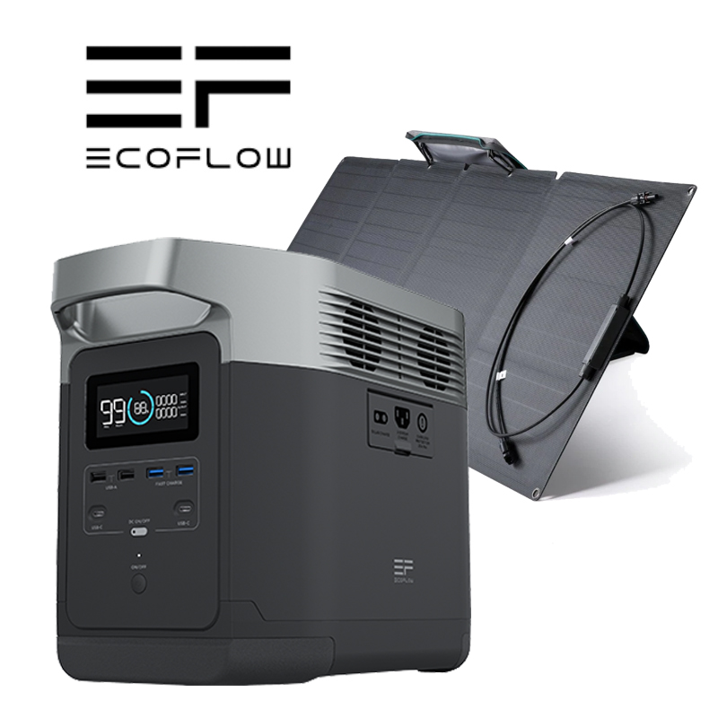 [정품가방증정] 에코플로우 델타 1300+태양광패널 세트 차박 캠핑용 파워뱅크 AC 220V 대용량 보조배터리 2,059,000원