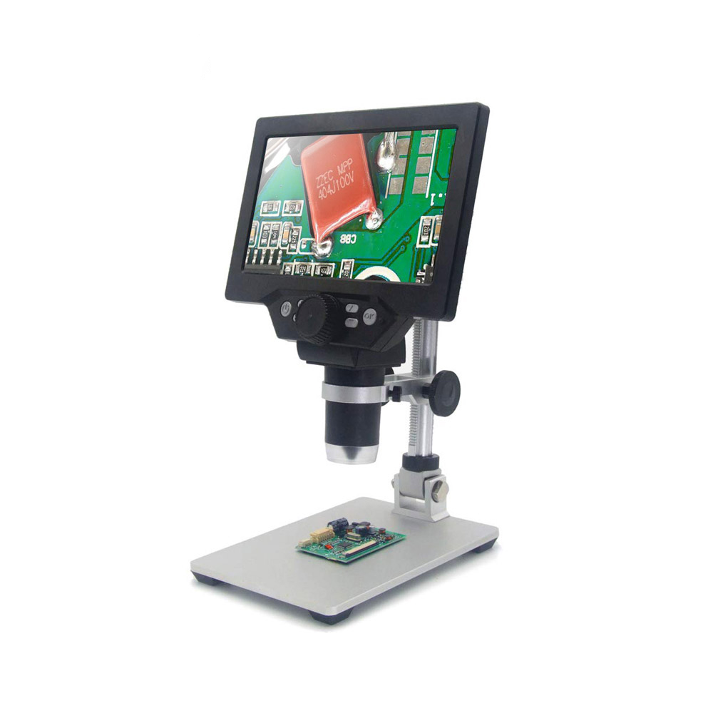 고배율 LCD모니터 디지털 전자현미경 1200배 녹화 영상촬영 학습 관찰 생물 실체 검사 측정 탁상용 확대경 170,000원