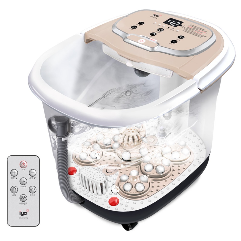 이야 프라임 족욕기 IFB-0922 리모컨 자동회전볼마사지 발마사지 습식족욕기, 단일상품 159,000원