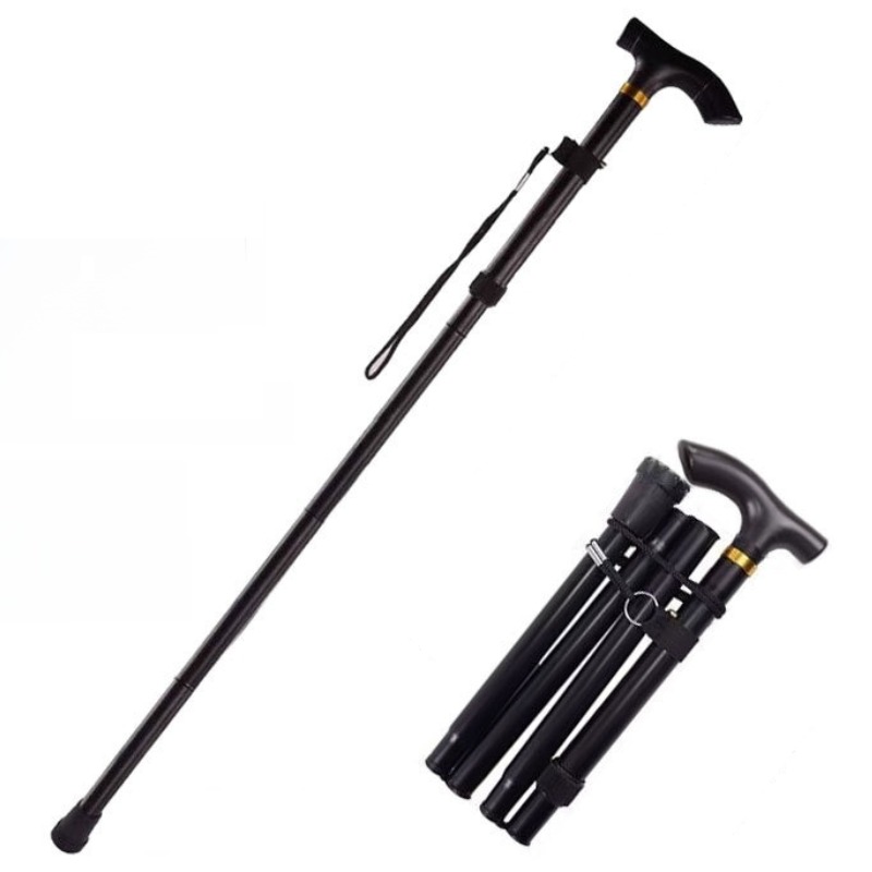 등산 스틱 여성 남성 초경량 등산스틱 휴대용 접이식 등산지팡이, 1개, 폴딩 블랙 12,200원