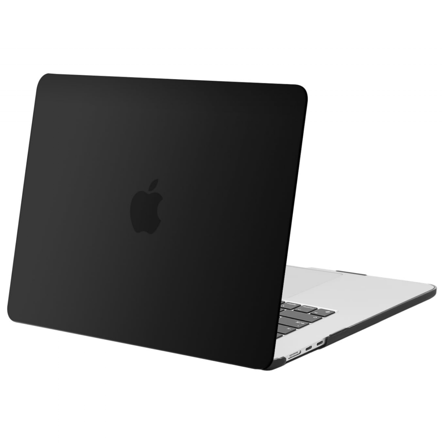 MOSISO Air 15인치 맥북 클리어 투명 하드 케이스 M4 A3241 M3 A3114 M2 A2941 2025 2024 2023, 검정색 11,500원