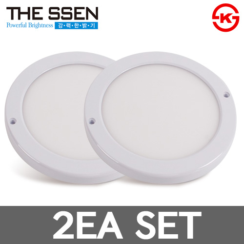 더쎈 LED 슬림엣지 원형직부 8인치 20W 세트 15,990원