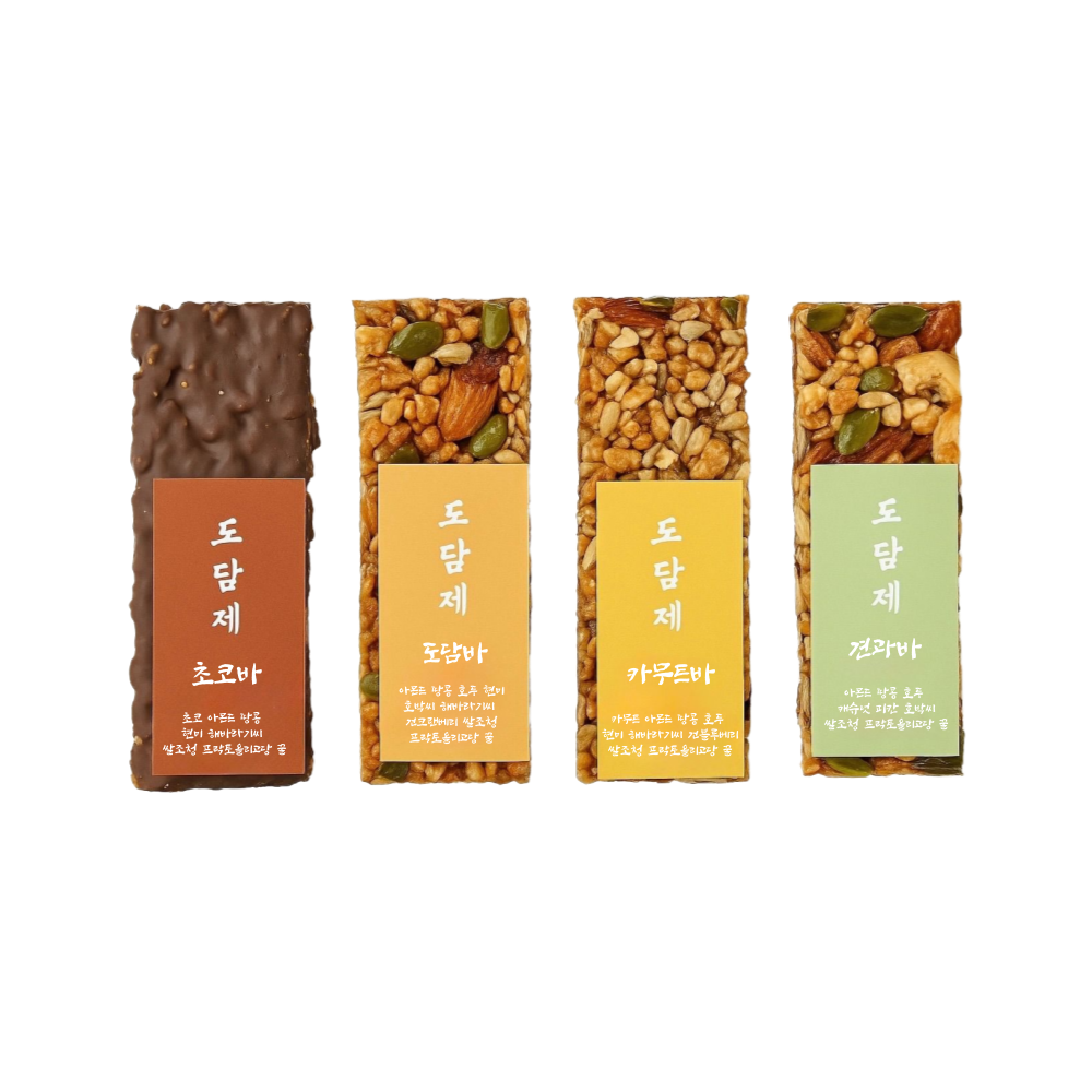 도담제 무설탕 수제 견과류바 견과바 에너지바 단백질바 저칼로리 건강간식, 25g, 40개 33,000원