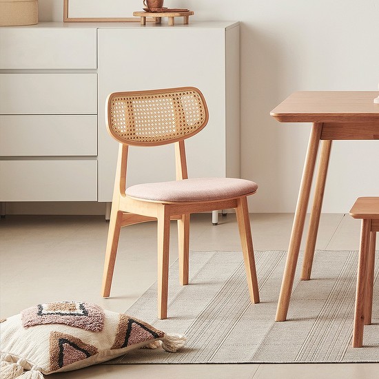 한샘몰pick 더메이드 리브 원목 라탄의자 117,250원