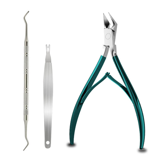 정밀 발톱니퍼 3종세트 내성발톱 발톱깍이 발톱관리 발톱가위, 1세트, 딥그린 9,670원