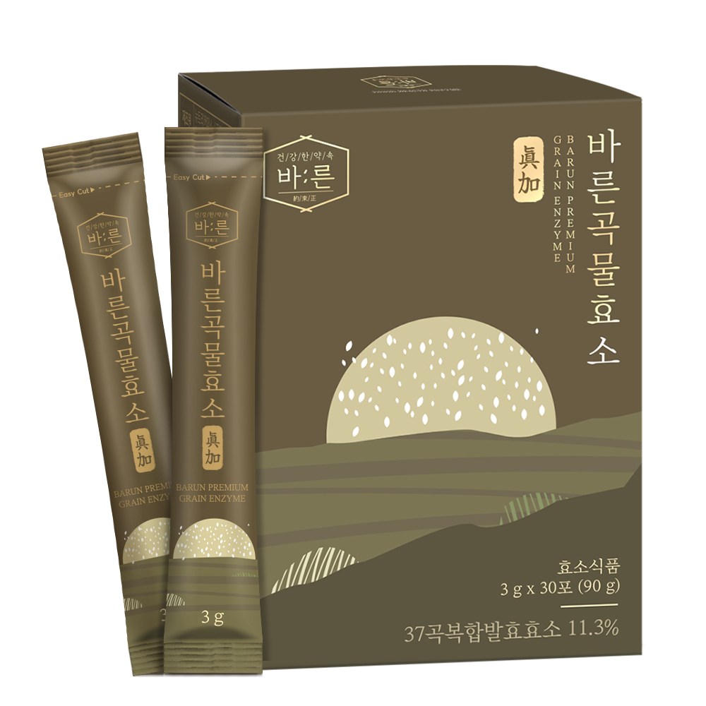 바른 곡물효소 진가 저분자 발효효소, 90g, 1박스 14,900원