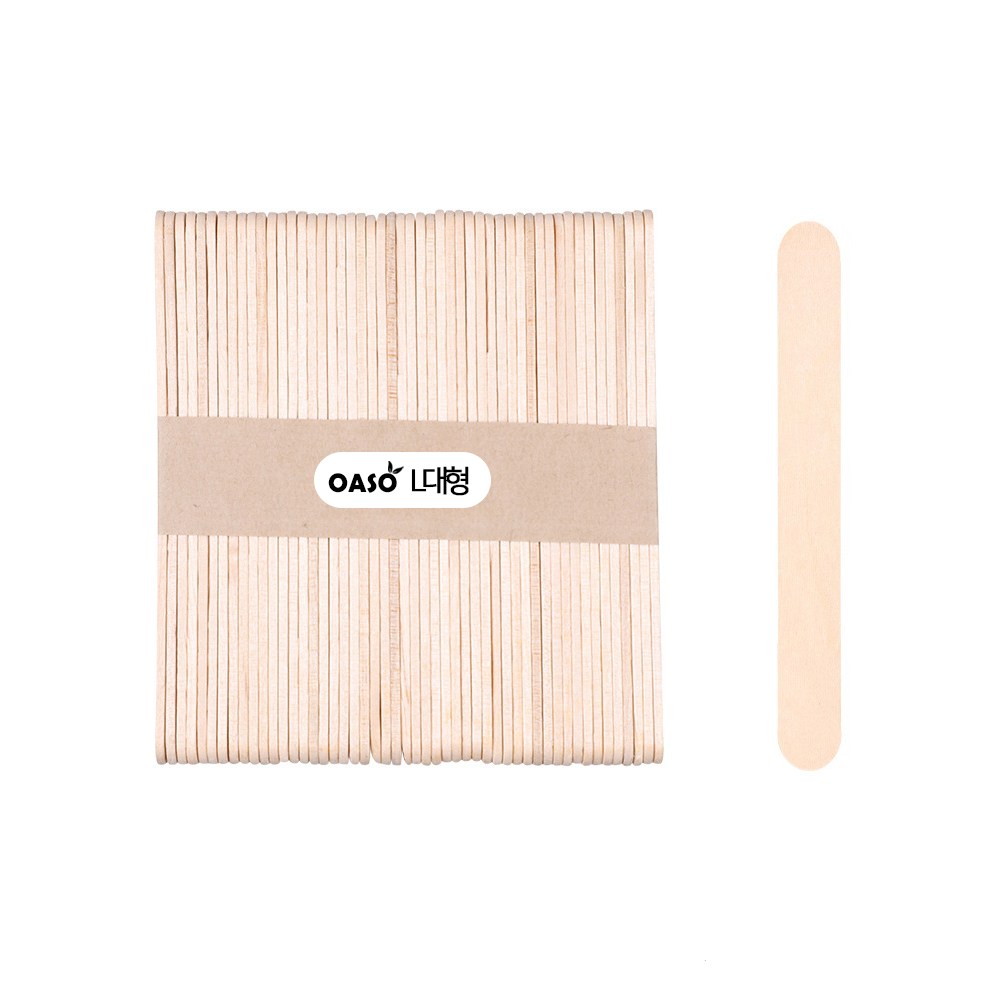 오아소 왁싱 우드 스파츌라, 100개 1,200원