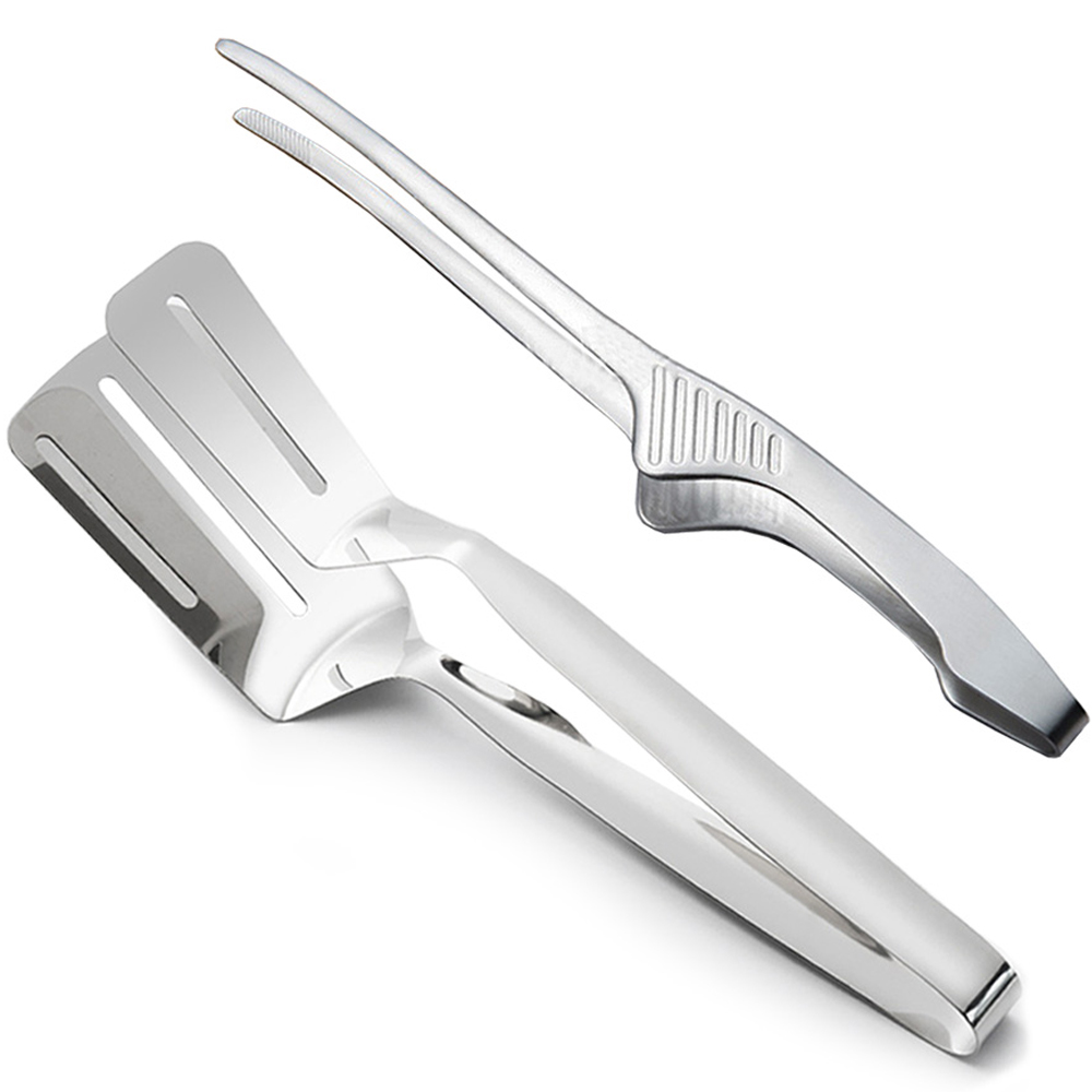 인블룸 스텐 양면 뒤집개 + 다용도 위생 핀셋 집게 28cm 세트 7,610원