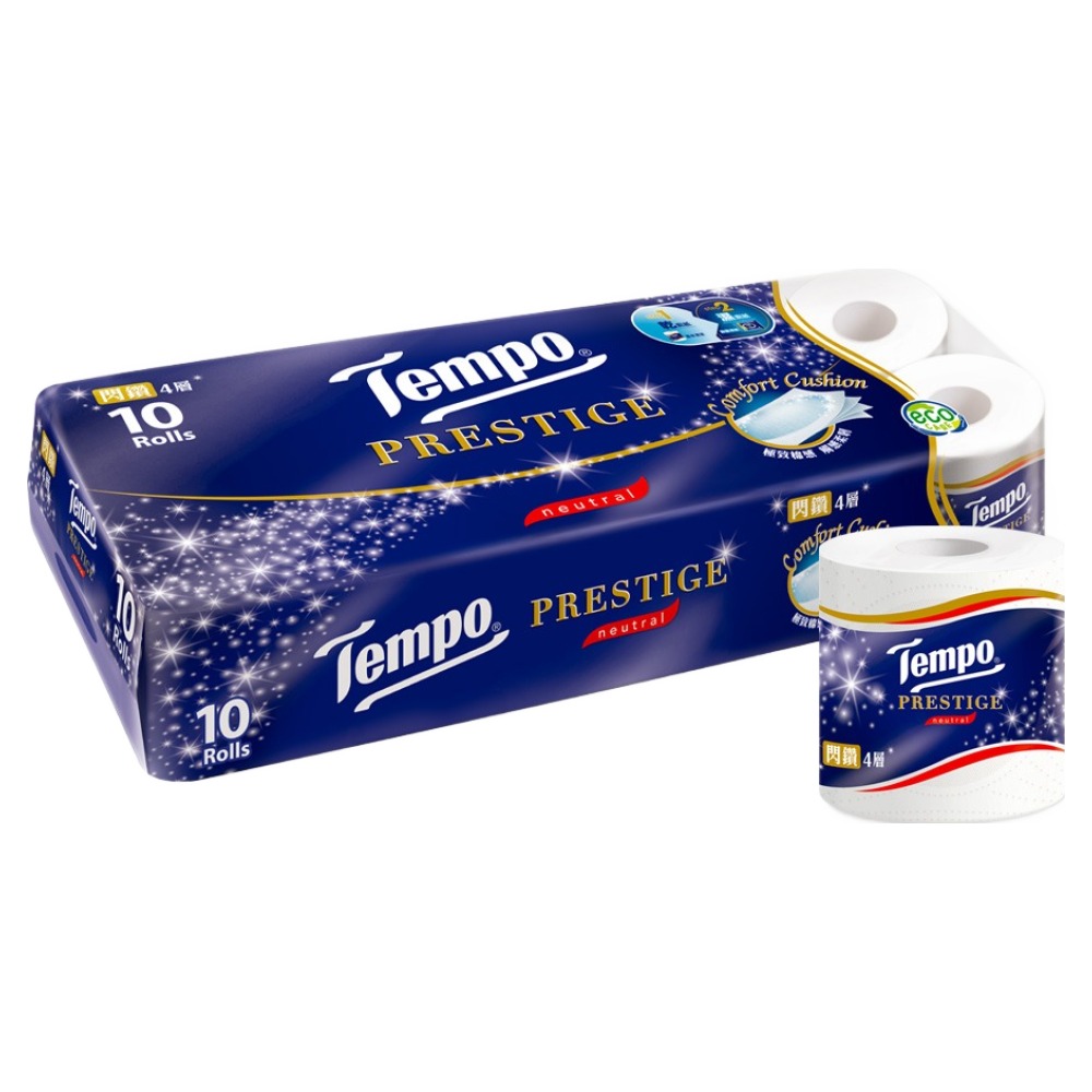 Tempo 프레스티지 4겹 프리미엄 화장지, 1개, 10롤, 17m 11,610원