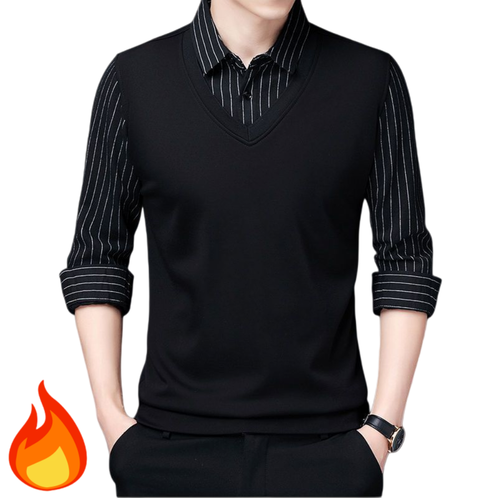 Makone 남성 봄 가을 솔리드 브이넥 이너 민소매 니트 조끼 37,710원