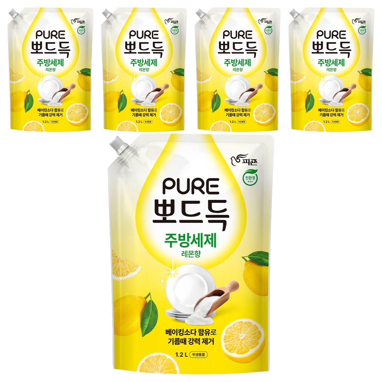 피죤 퓨어 뽀드득 주방세제 레몬향, 현재가 10,210원